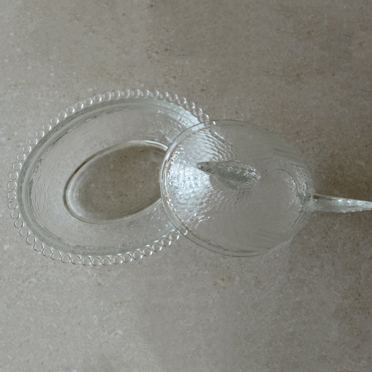 Vintage Indiana Glass Clear Hen on Nest Dish with Lid (1950s)