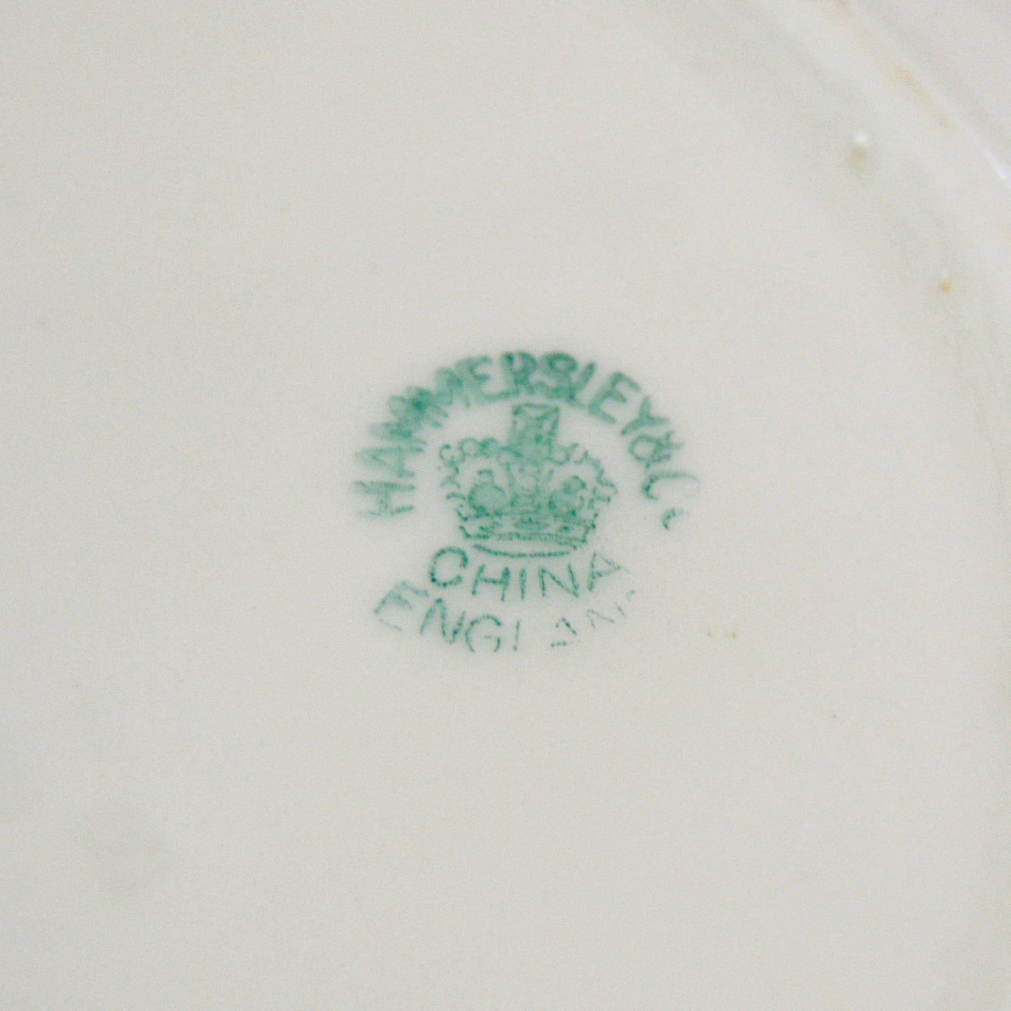 Vintage Bone China Rose Hammersely & Co Teacup, Saucer & Plate Set (China, 1970s)